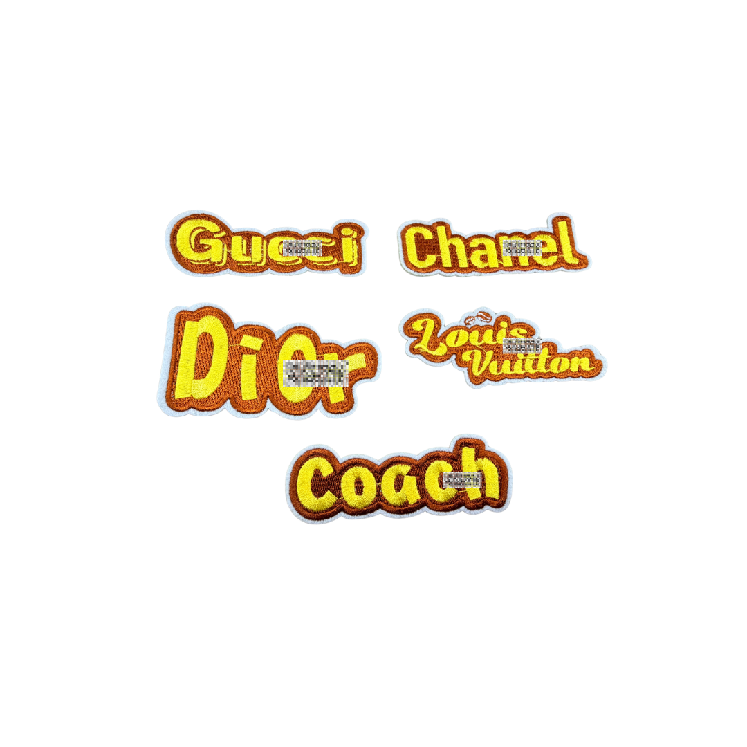 Designer Luxury Inspired Small Name Patches -4