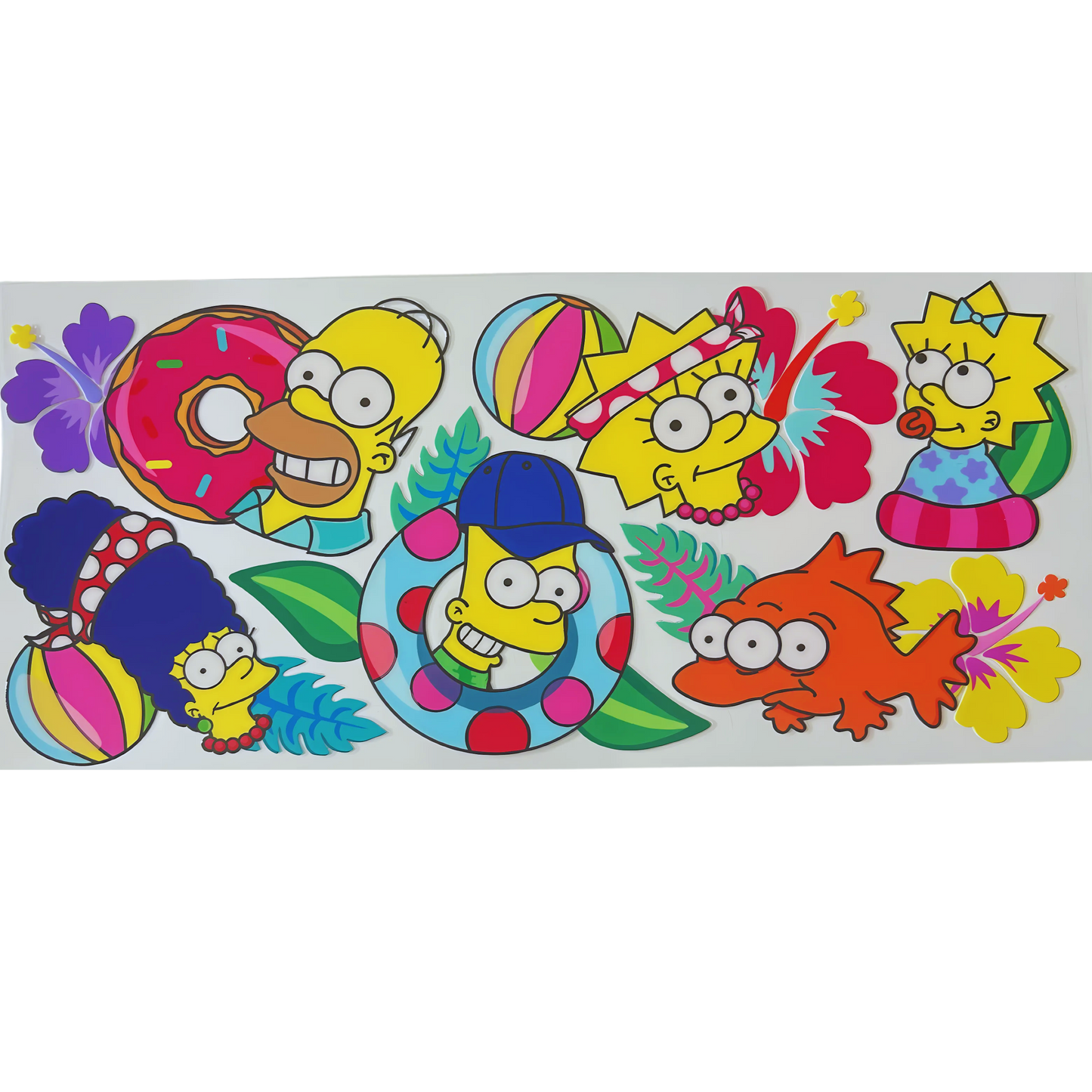 The Simpsons Crew UV DTF