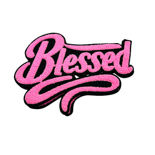 Blessed - Chenille Large Patches