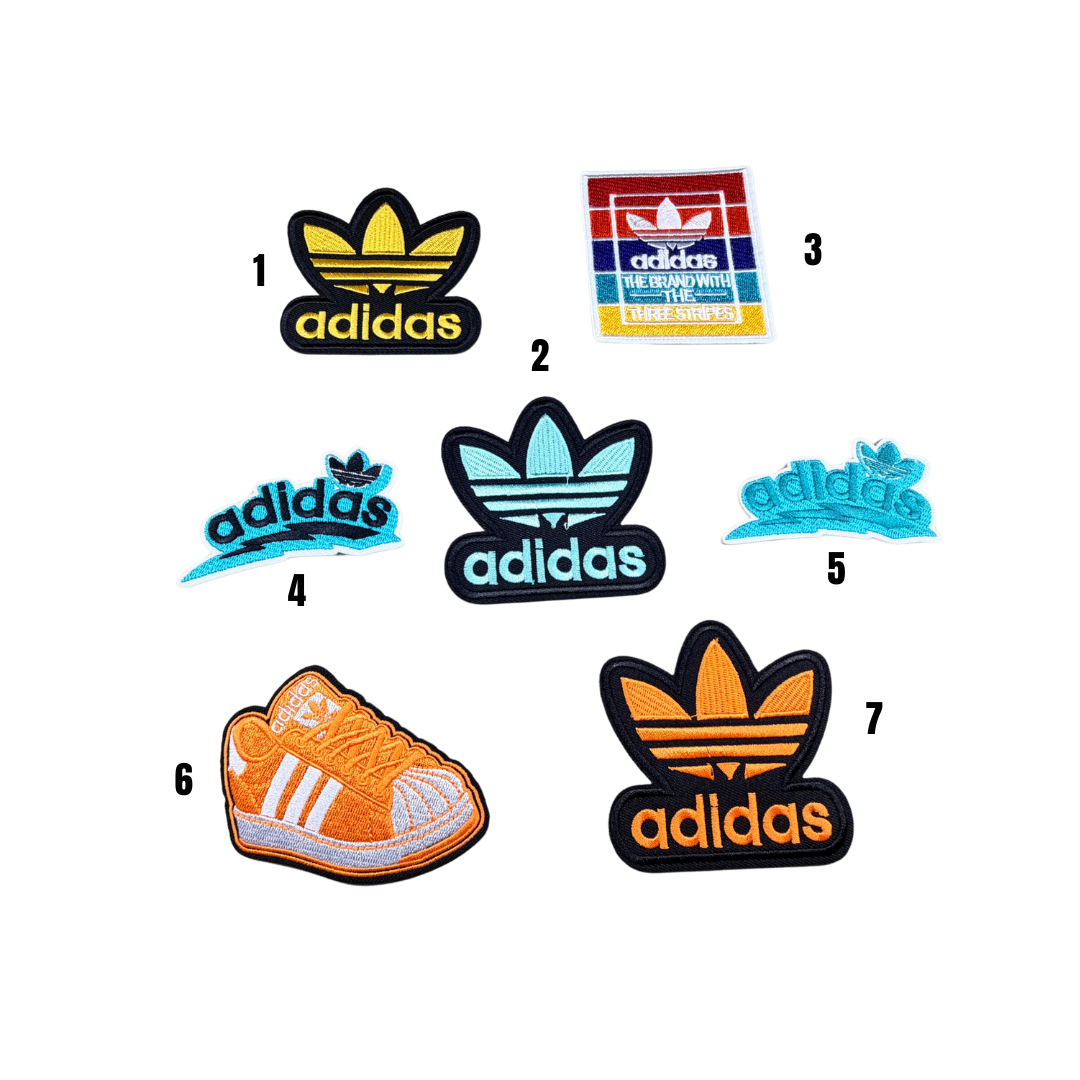 Adidas Inspired Bright Color Small Patches