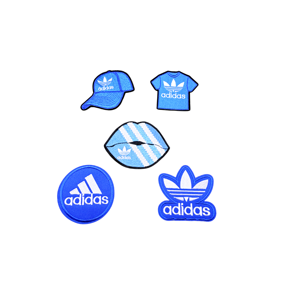 Adidas Inspired Blue Small Patches