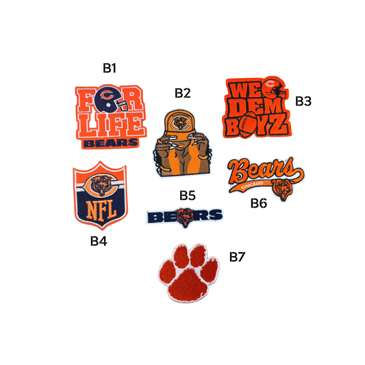 Chicago Bears Football Small Patches