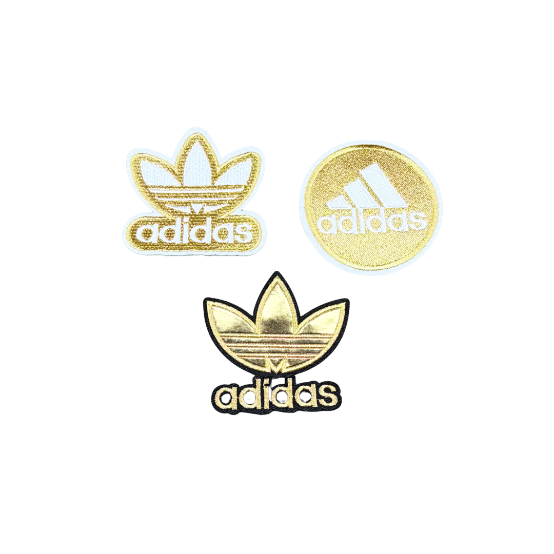 Adidas Inspired Gold Small Patches