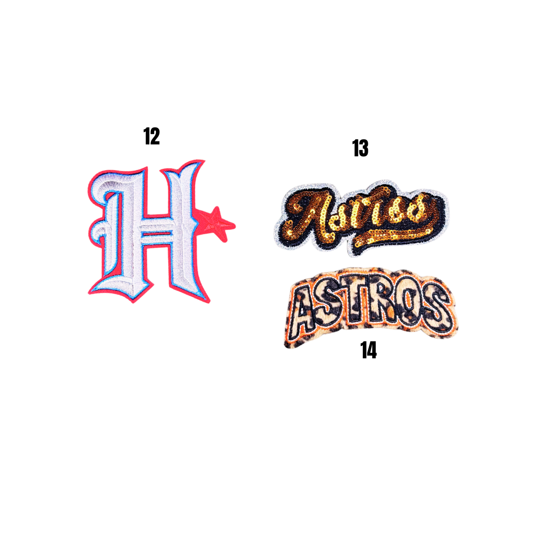 Houston Astros Baseball Small Sport Patches -2