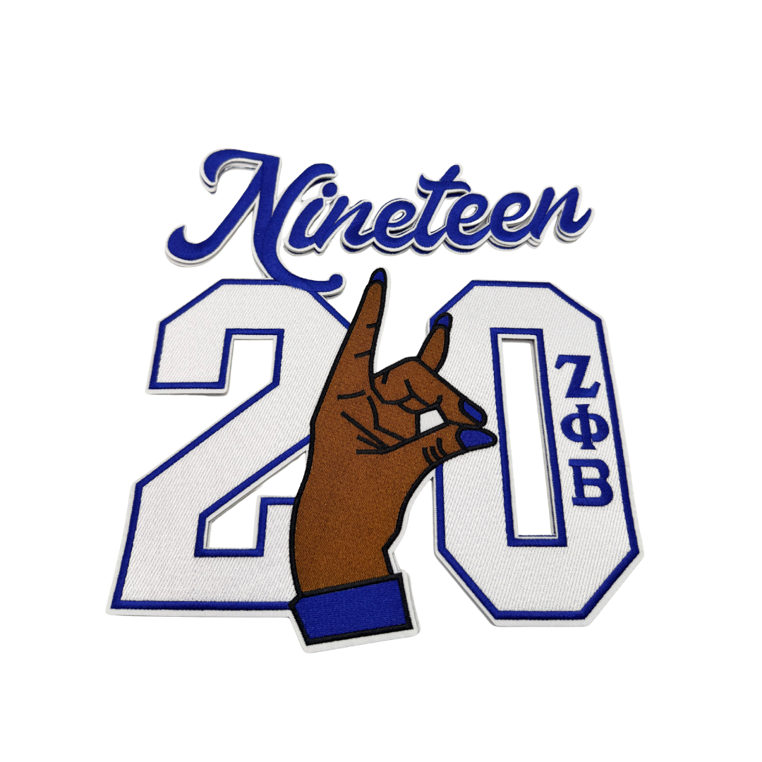 Zeta Inspired Nineteen 20 Large Patch