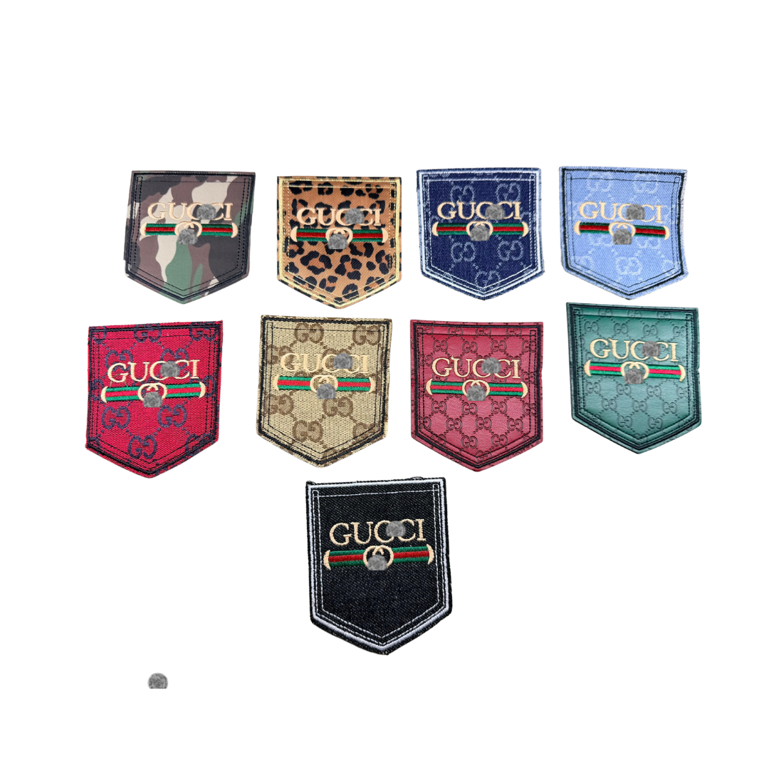 G Designer Inspired Pocket Patches