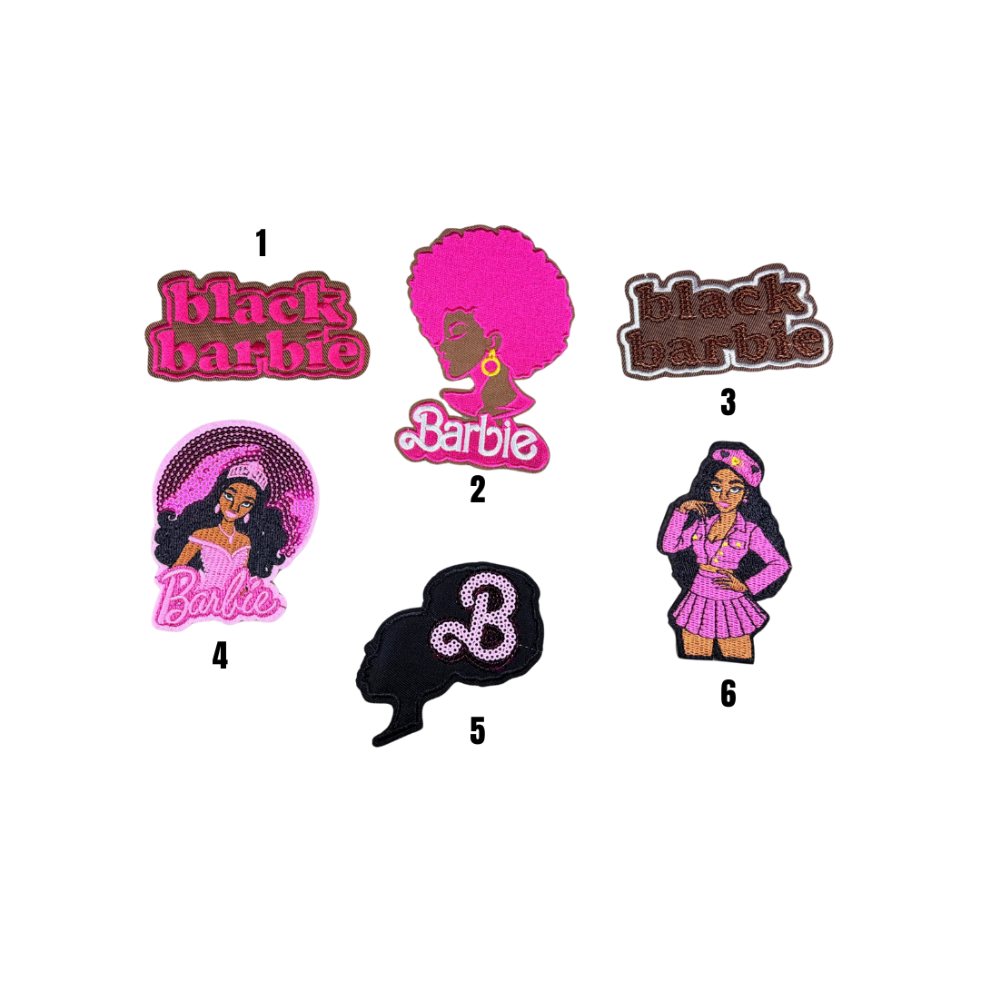 Black Barbie Small Patches