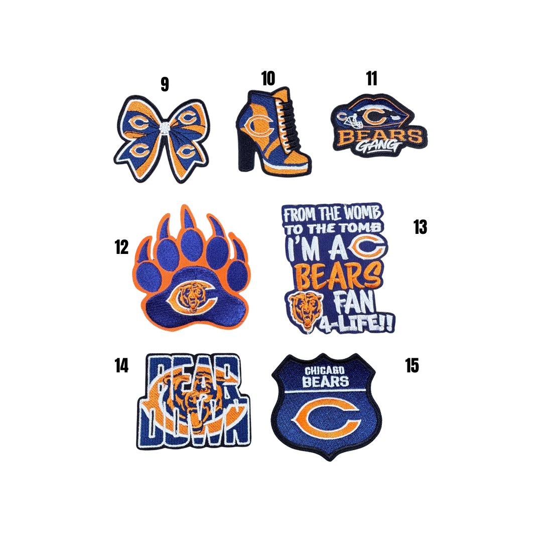 Chicago Bears Football Small Patches - 5