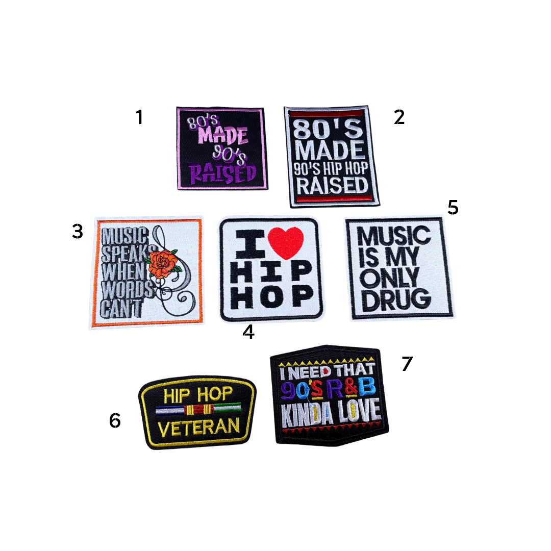 Music Statement Small Patches