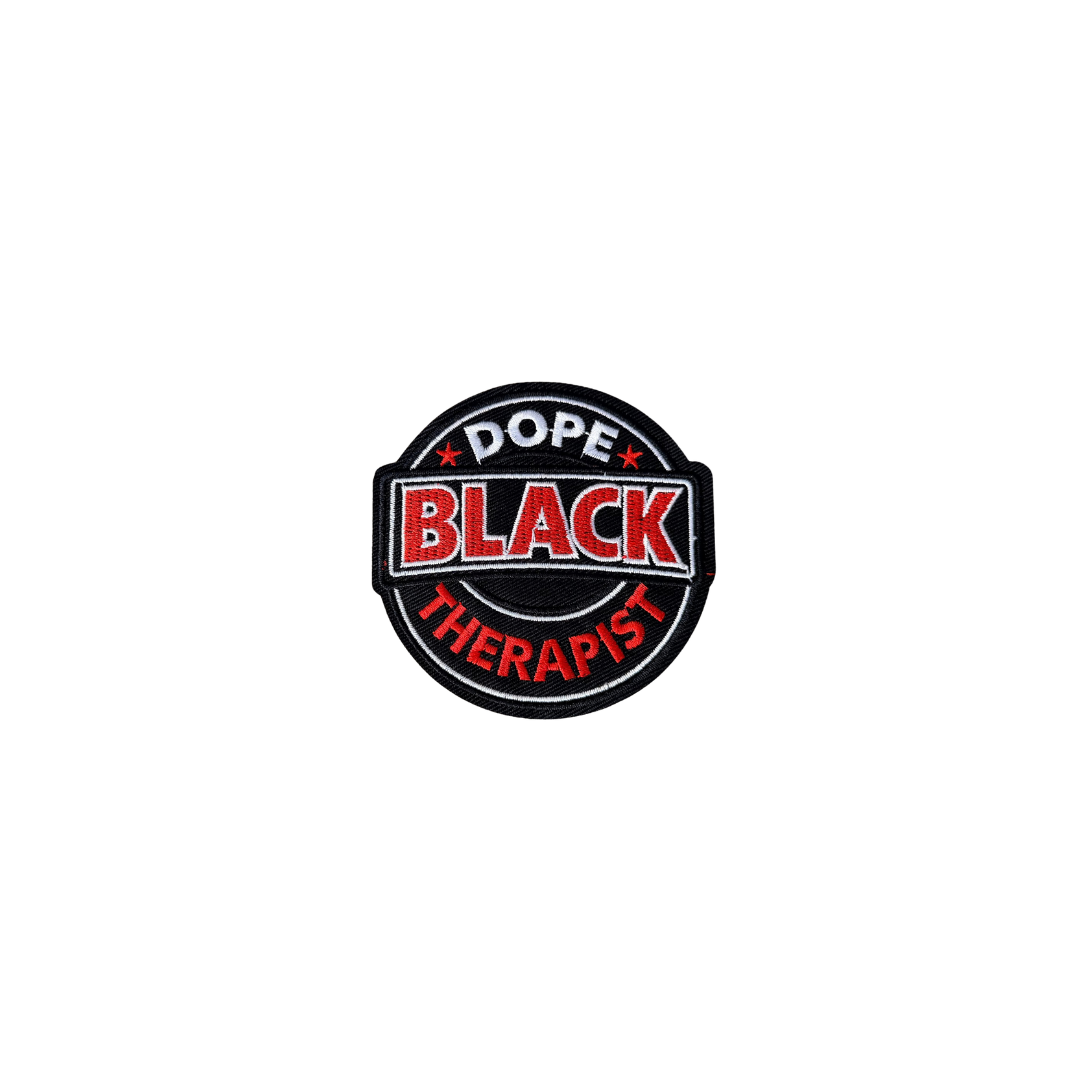 Dope Black Therapist Small Patch
