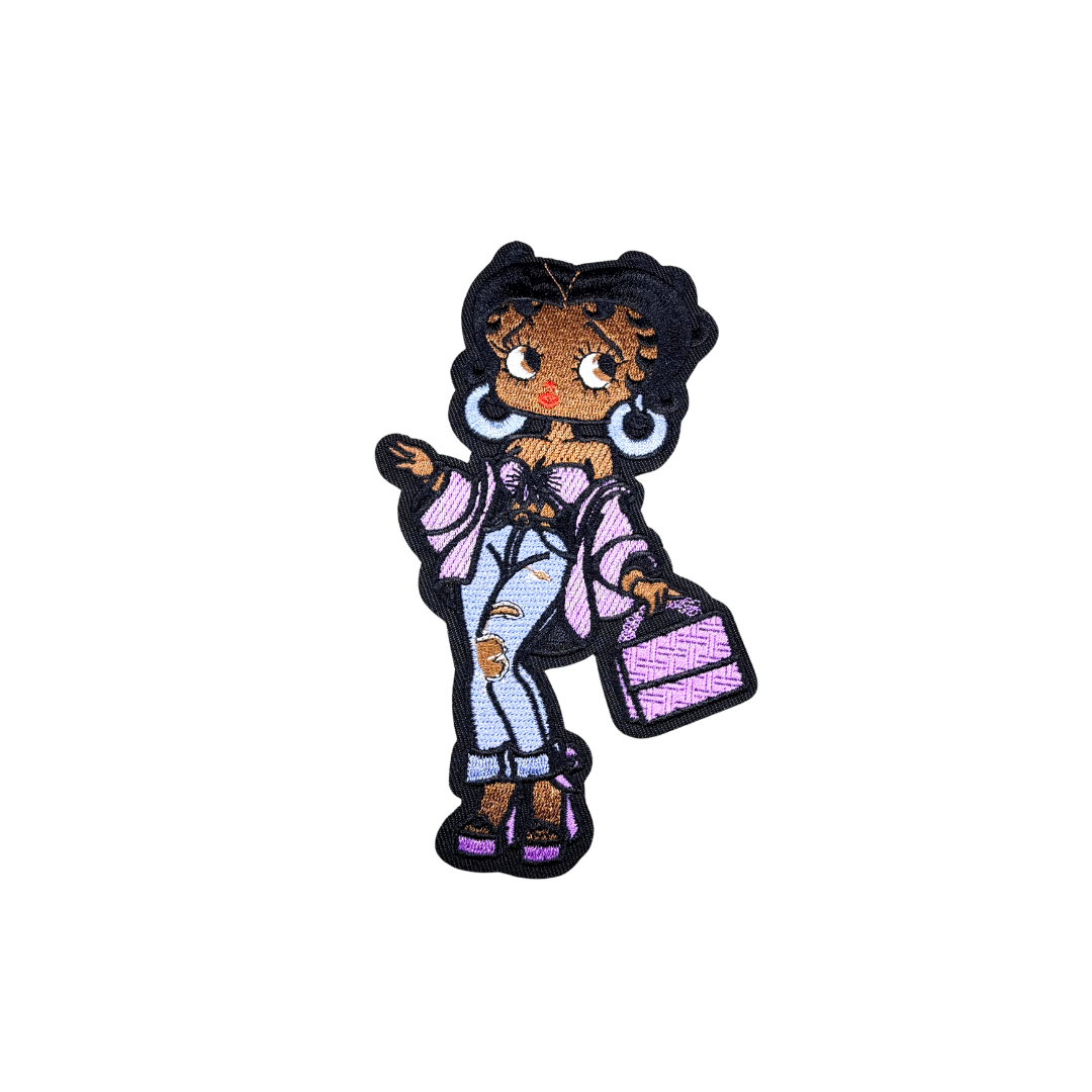 Purple Purse Betty Medium Patch