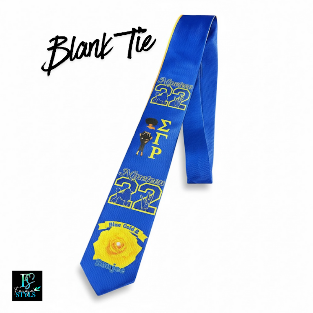 Sigma Gamma Rho Premade Junk Tie – Bling Sorority Statement Tie | Ready to Ship (Copy)