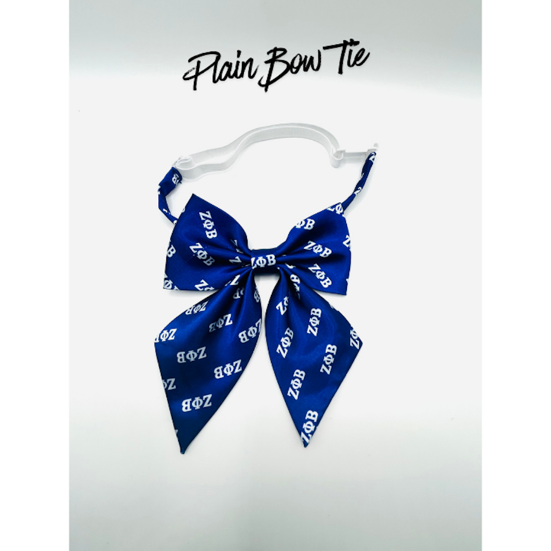 Zeta Inspired Bling Bow Tie with Brooch | Adjustable Fit