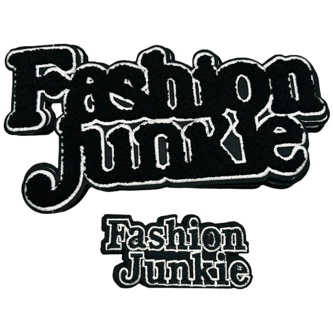 Fashion Junkie - Black Chenille Patches