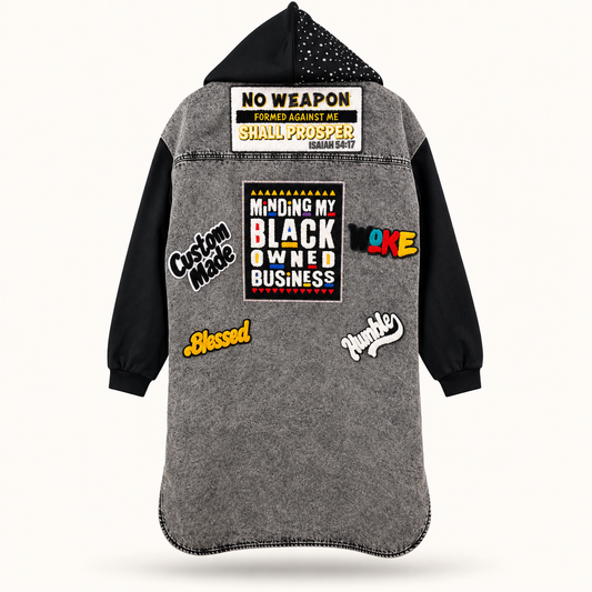 Custom Adult Statement Jackets | DTF & Patchwork Collection