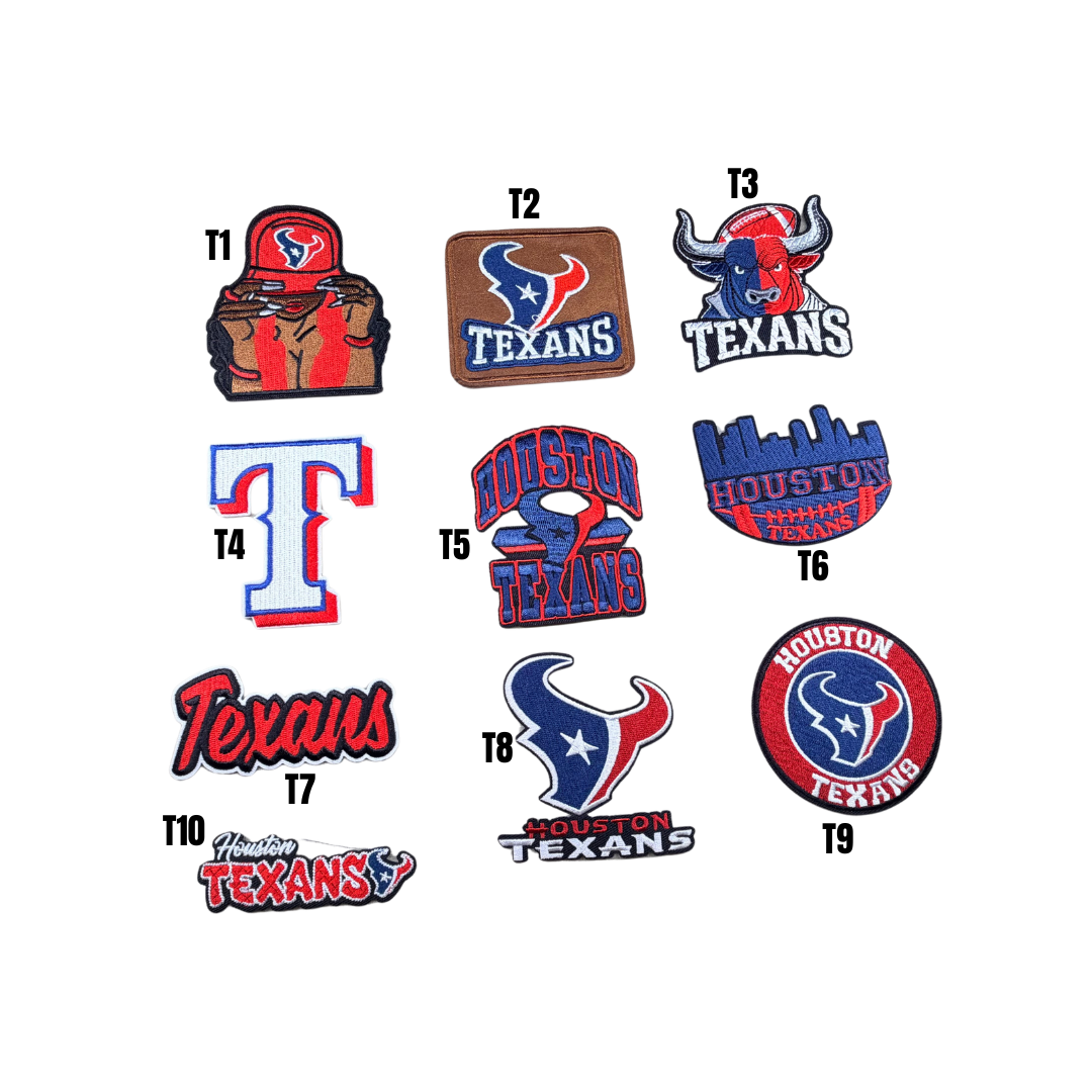 Texans Football Small Patches