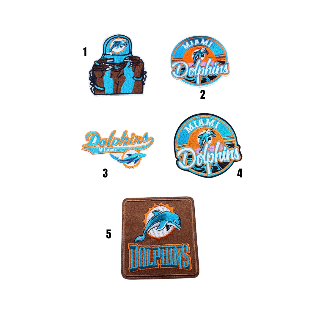 Miami Dolphins Football Small Patches