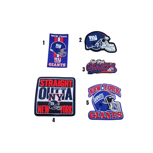 New York Giants Football Small Patches
