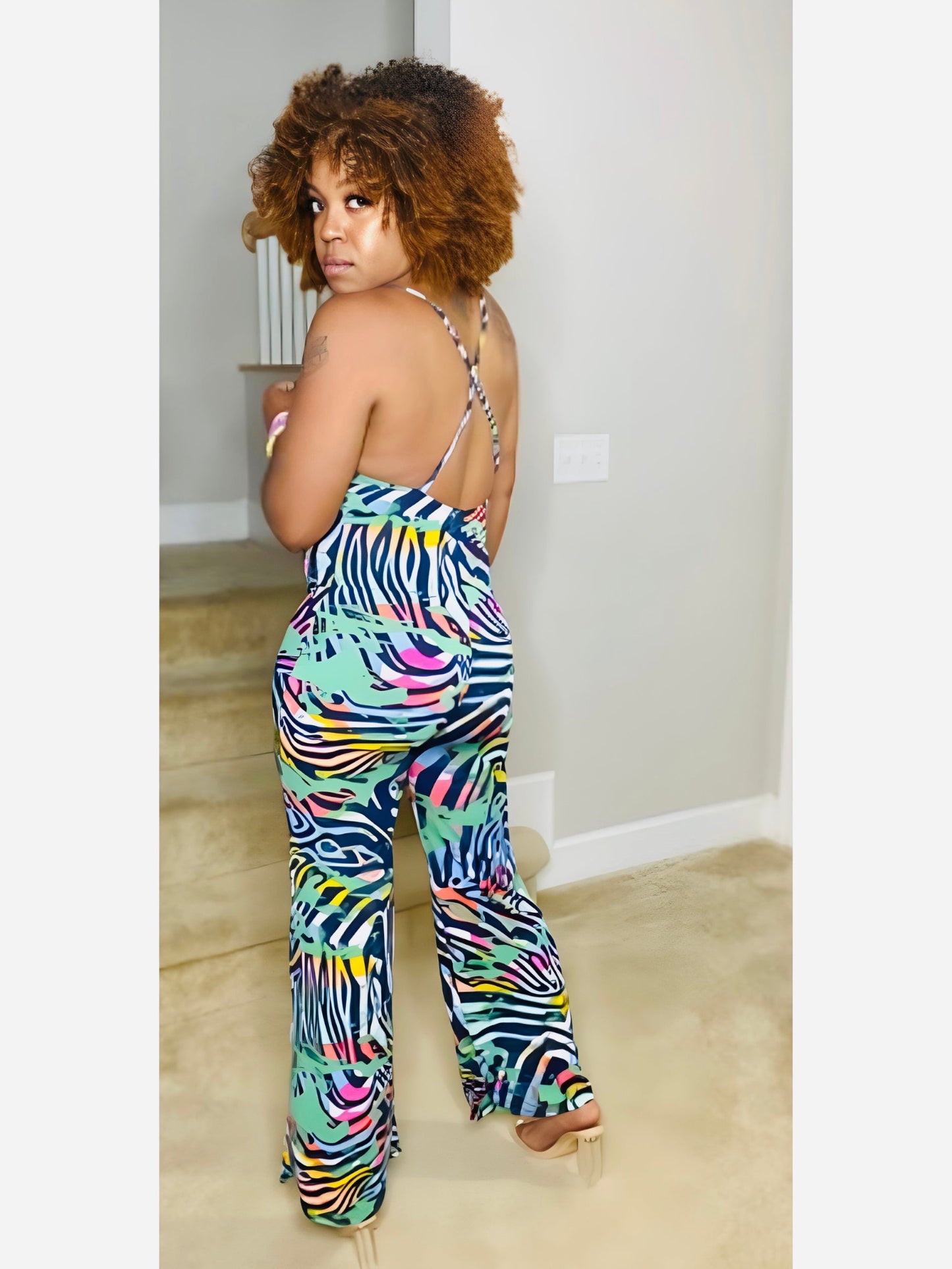 Stepping Out Jumpsuit - Size Small Only