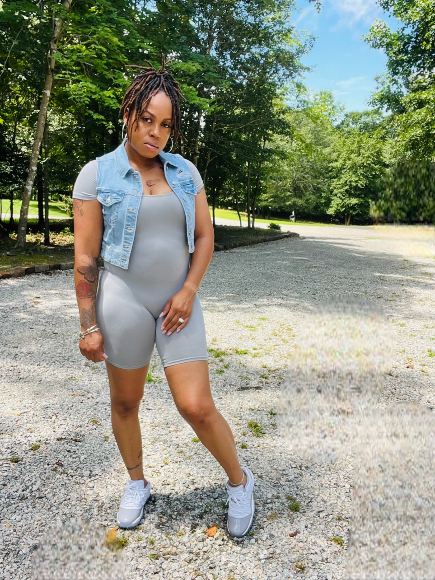 Clever Shorts Romper