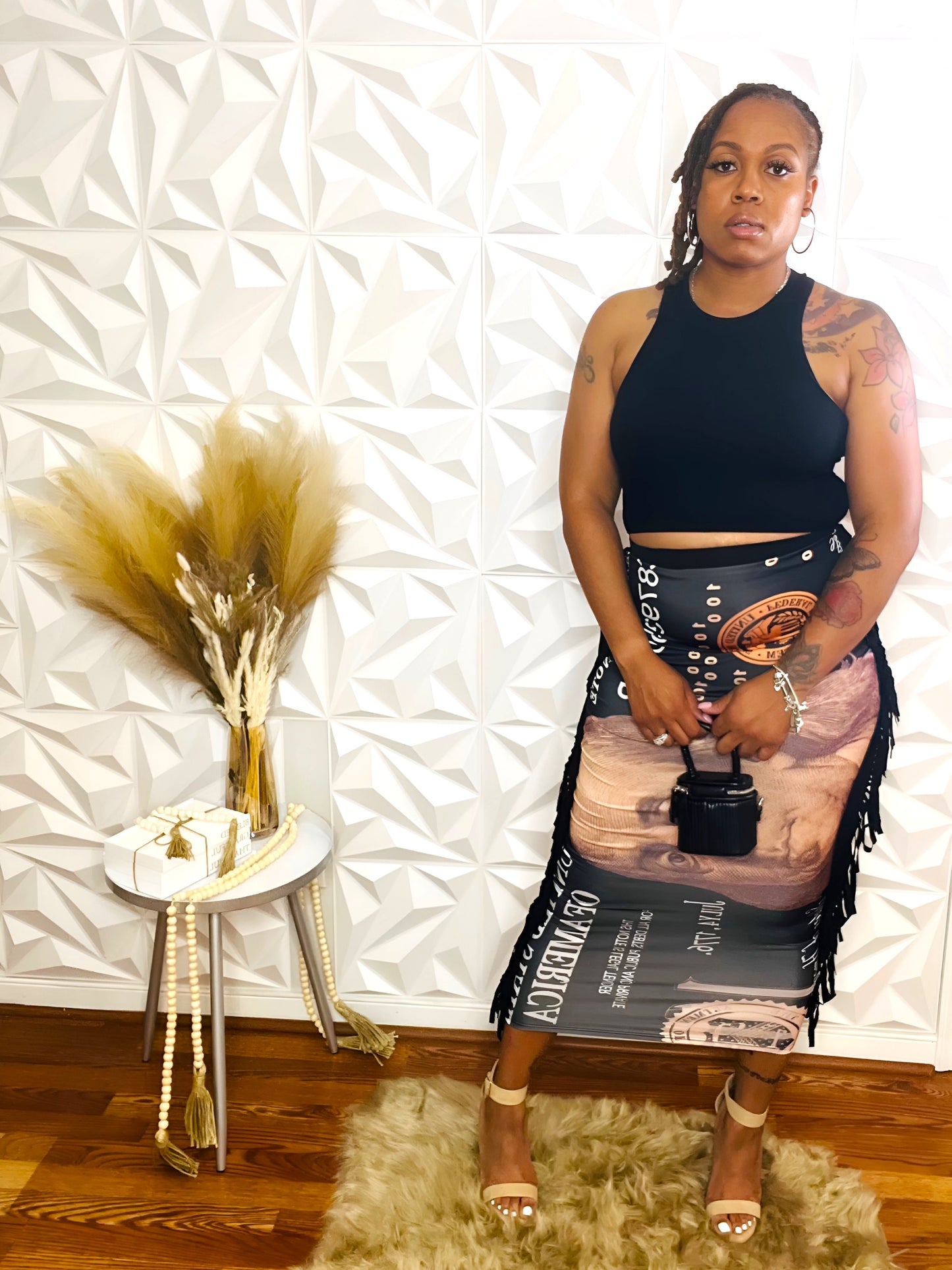 Money Bag Ruffle Skirt