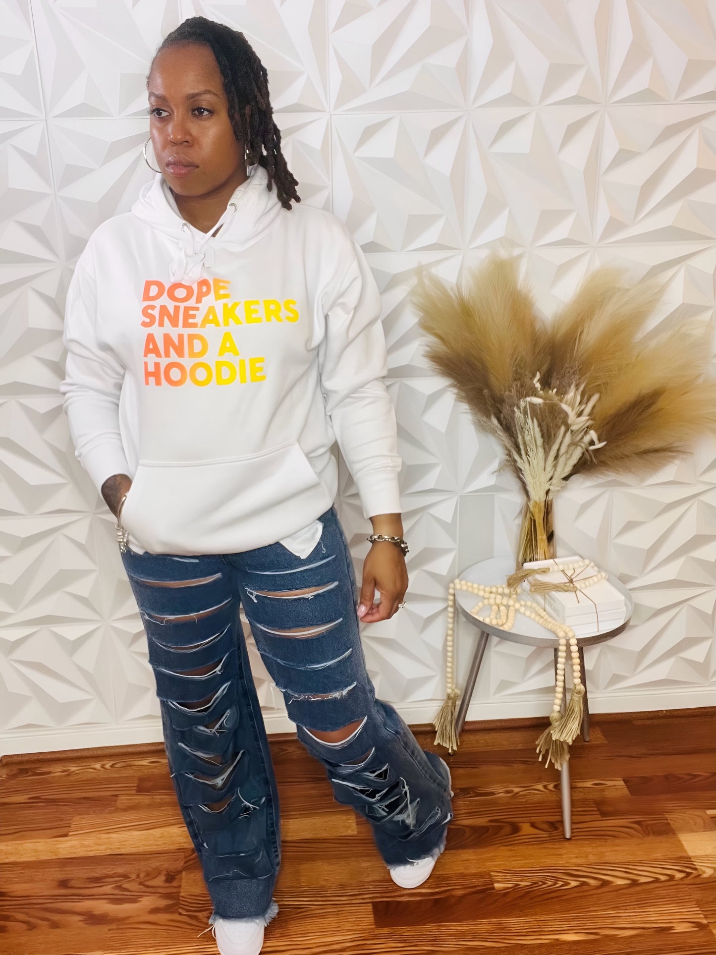 Dope Sneakers & A Hoodie SweatShirt