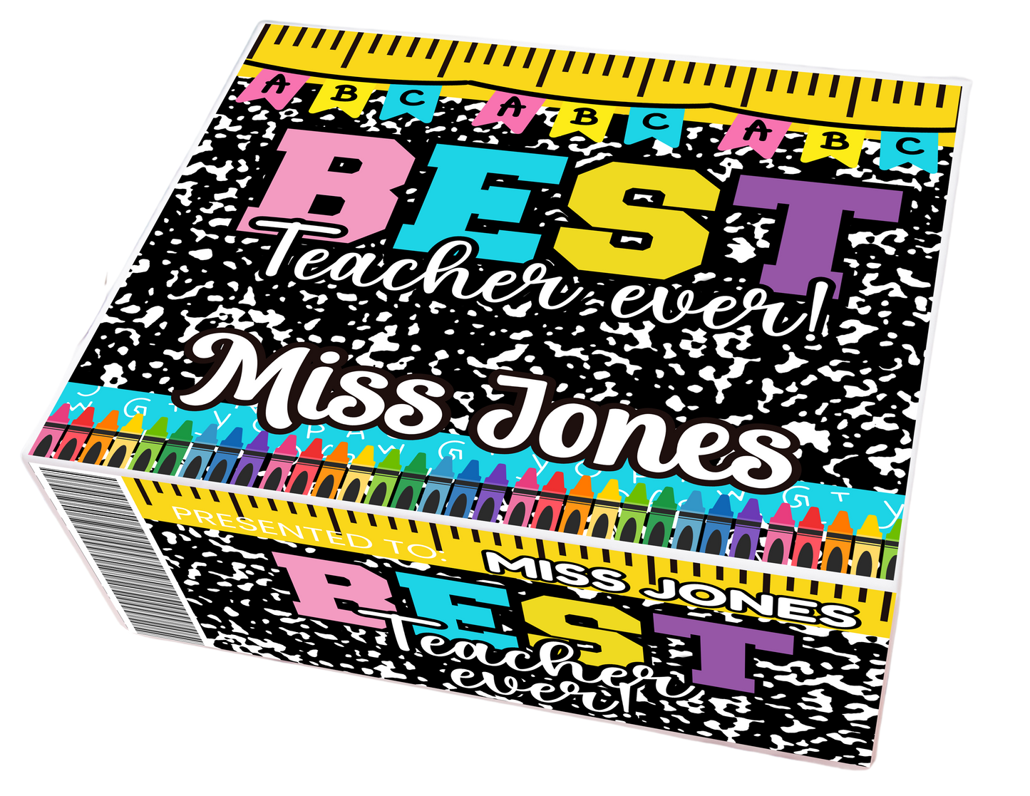 Custom Teacher Tumbler, Nameplate & Mousepad Gift Box Set – Personalized Appreciation Bundle