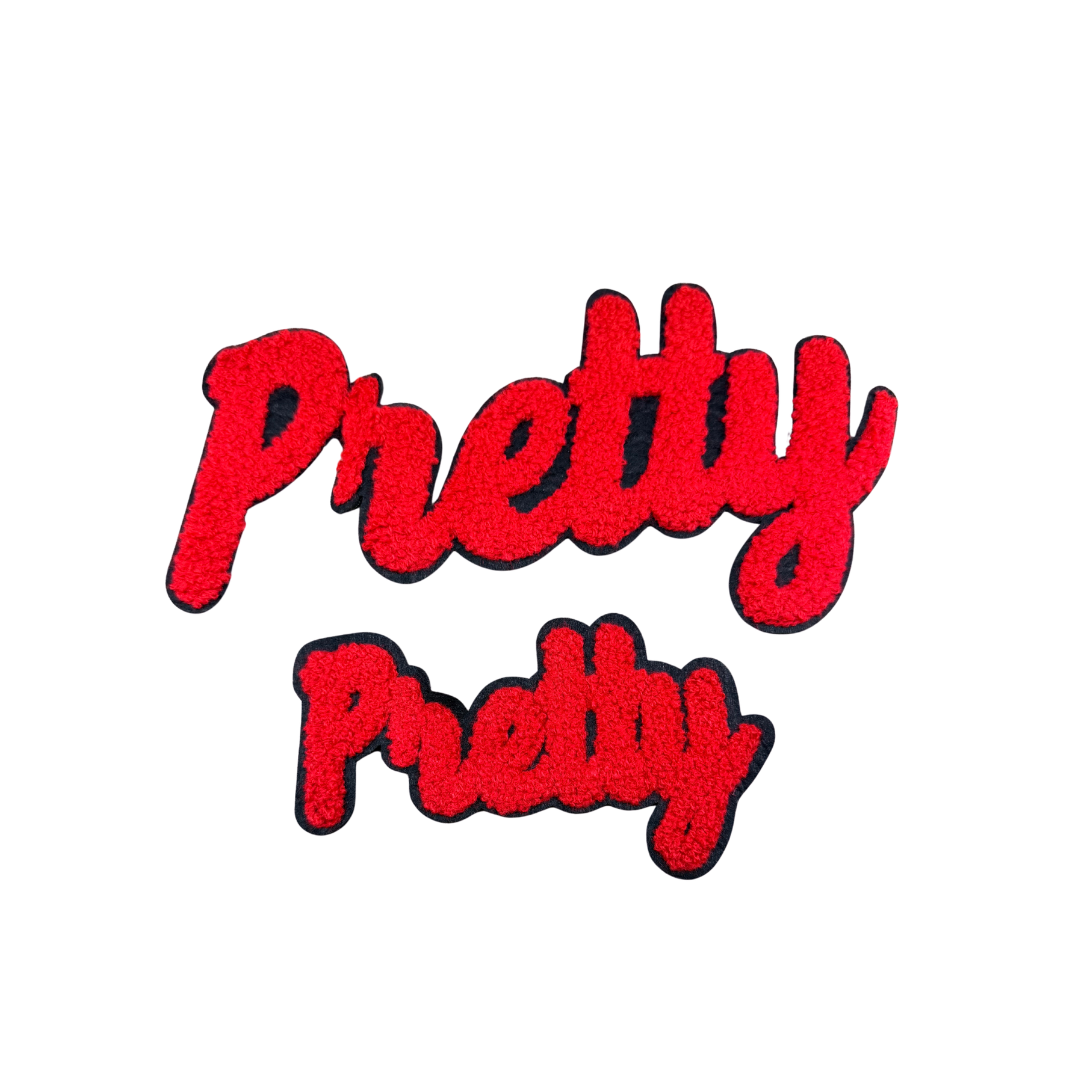 Pretty Chenille Patches (Multiple Colors)