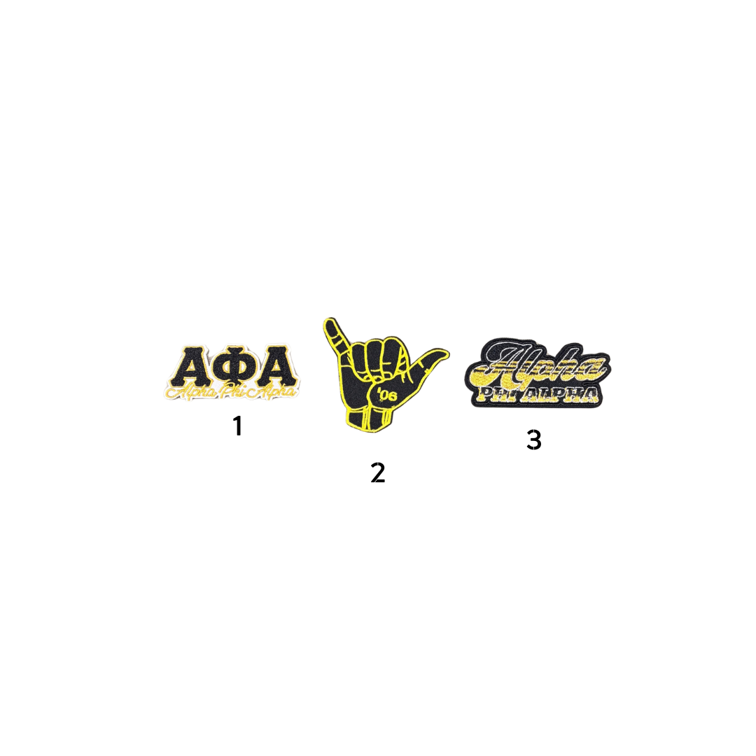 Alpha Phi Alpha Small Patches