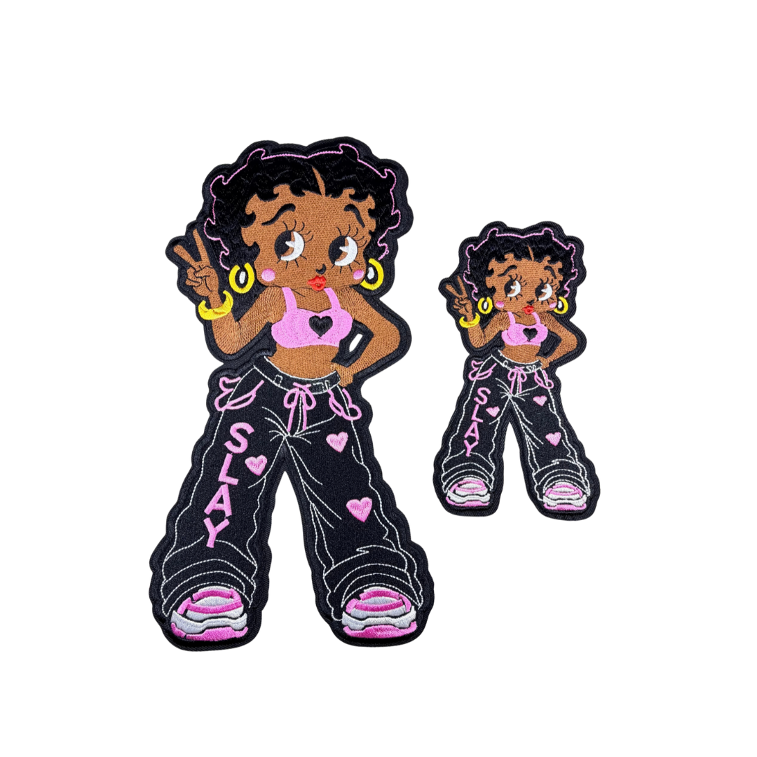 Slay Betty Boop - Baggy Jeans Patches