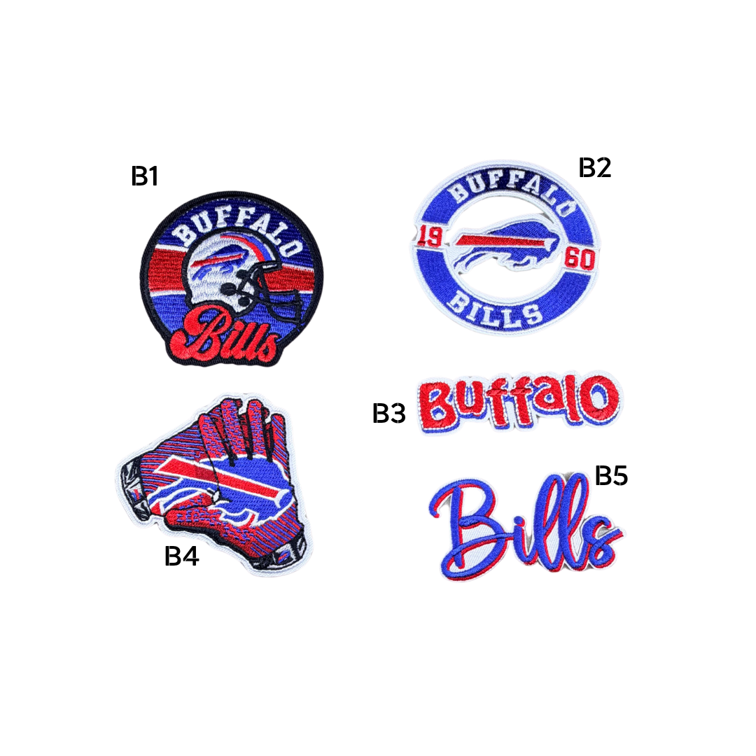 Buffalo Bills NFL Football Small Patches