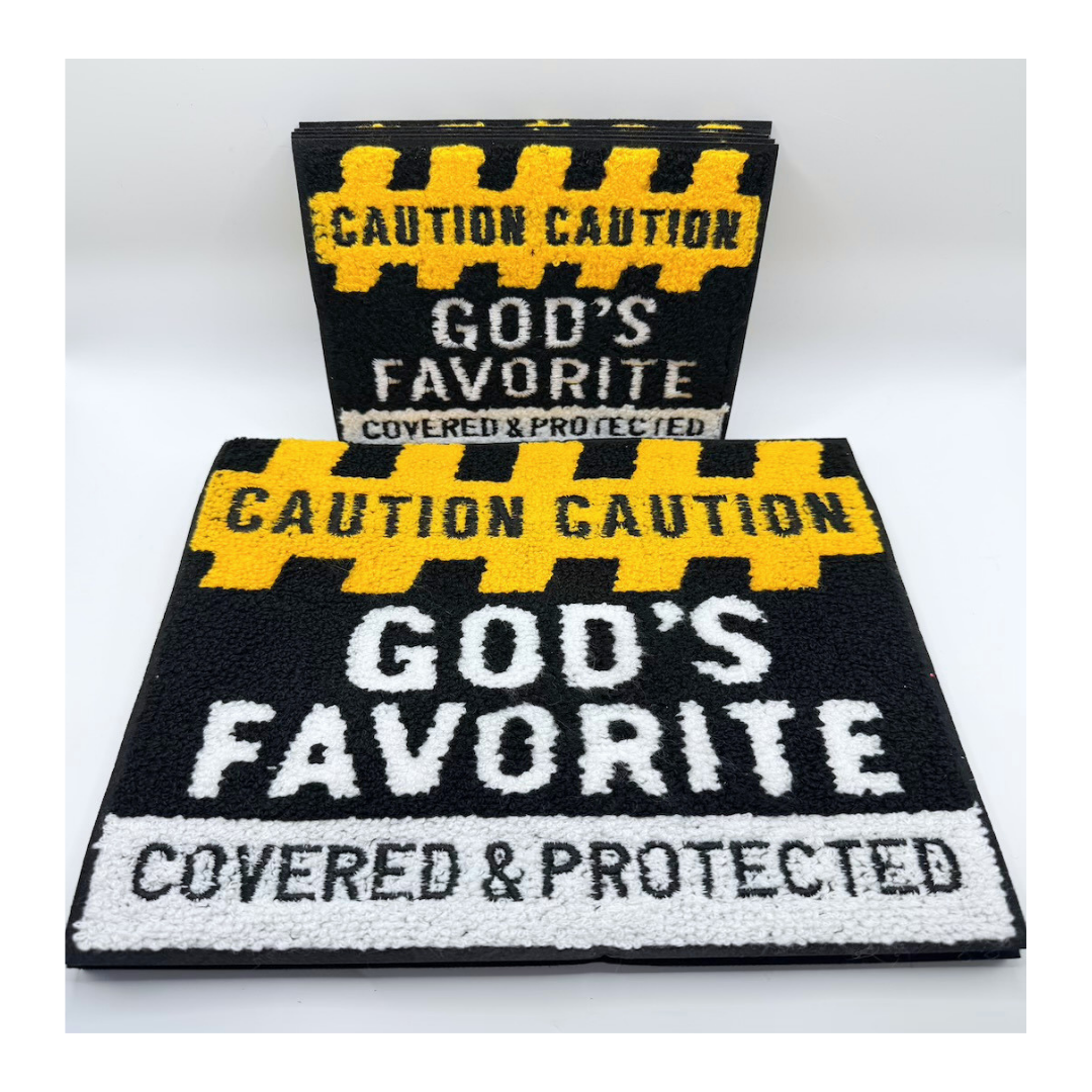 God's Favorite Covered & Protected Chenille Patches
