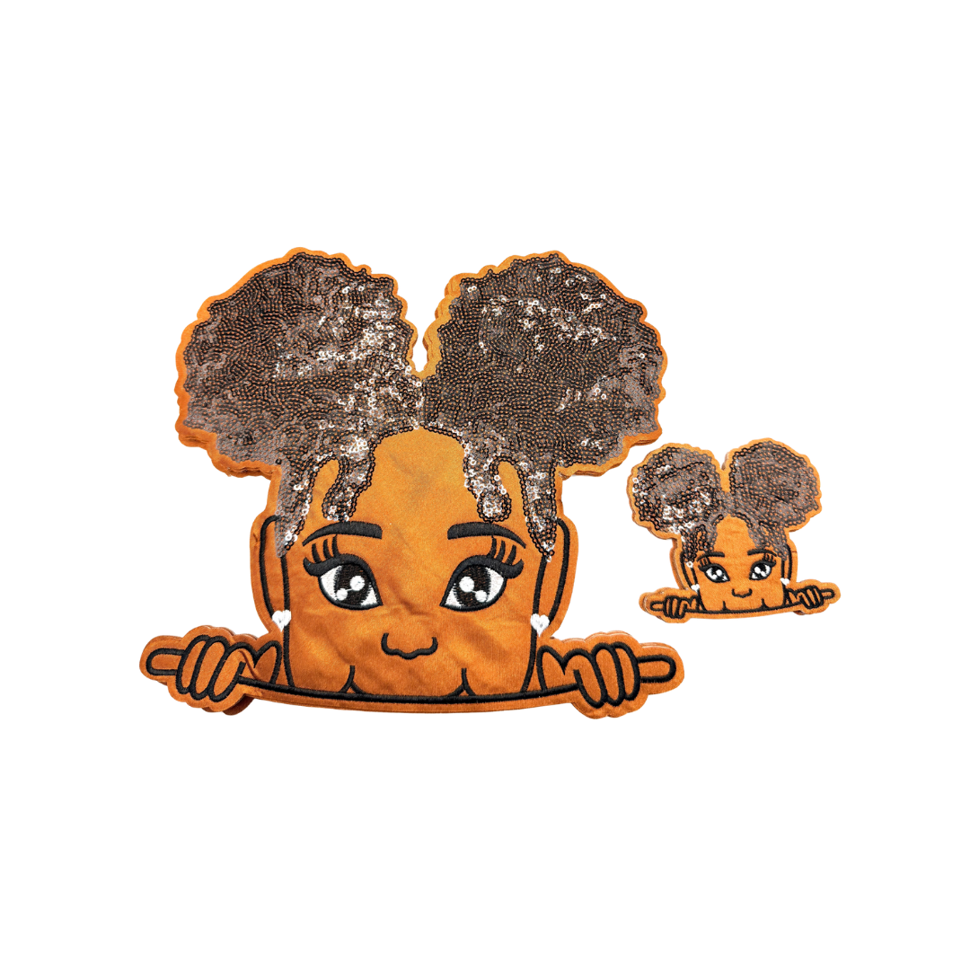 Pretty Black Baby Girl Patches