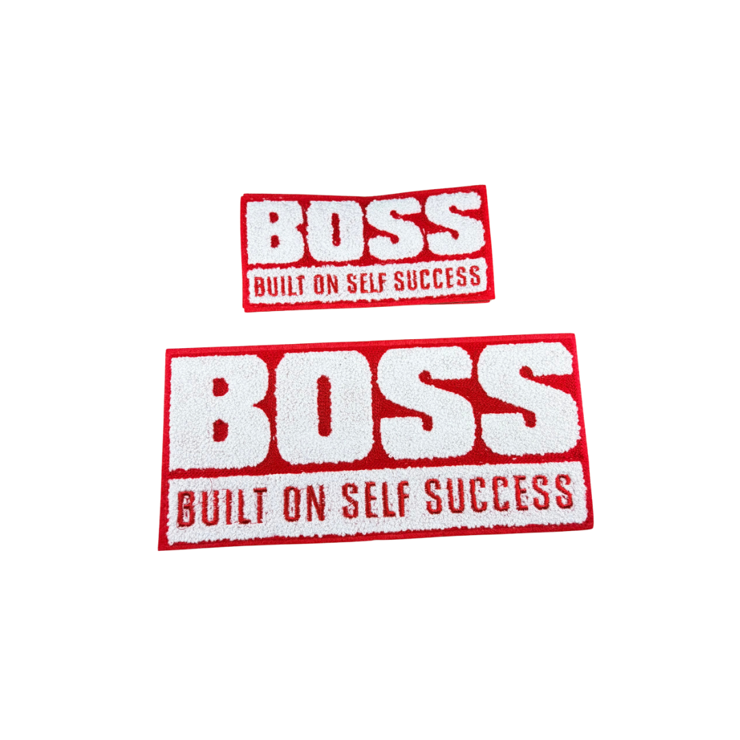 Boss - Built On Self Success Statement Patches
