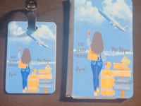 Custom Sublimation Passport Cover and Luggage Tag Set | Personalized Travel Essentials