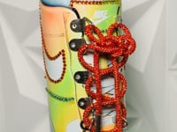 Blinged Out Orange Sneaker Tumbler 20oz