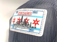 Chicago Bears Premade Junk Trucker Hat – Blinged & Patched Game Day Statement Hat | Ready to Ship