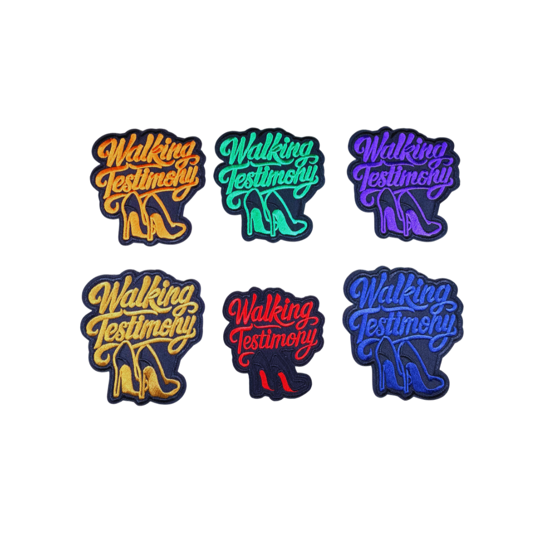 Walking Testimony Heels Small Patches