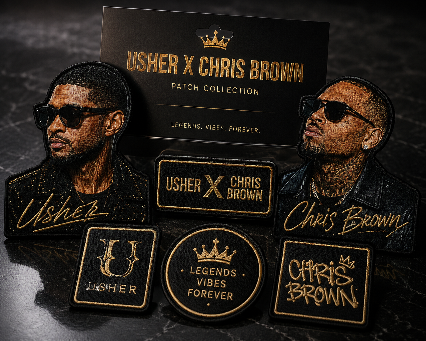 R&B Tour - CB & U - Concert Patches & DTF Prints