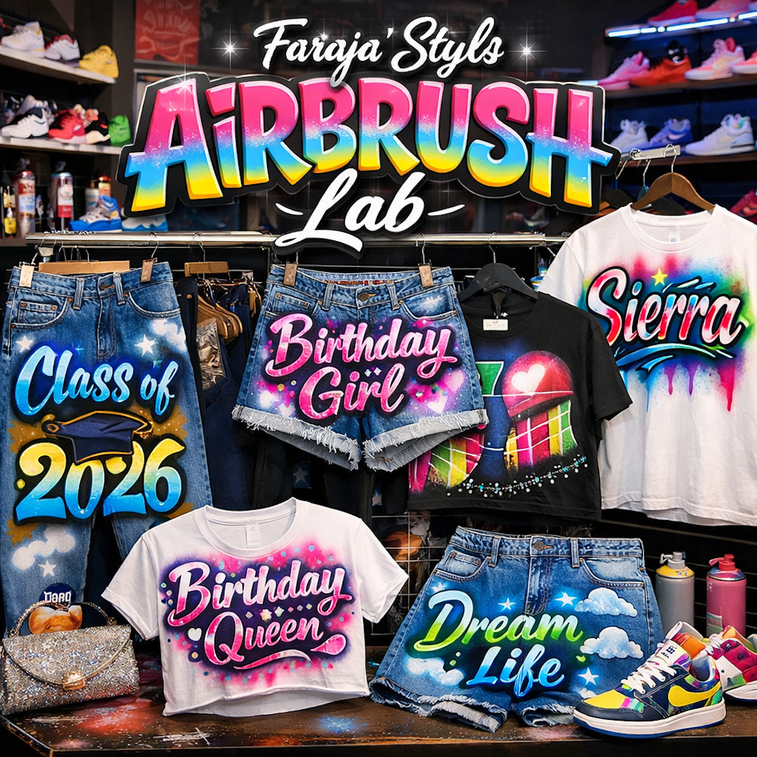 Faraja’ Styls Airbrush Lab - Custom Airbrush Outfit Collection