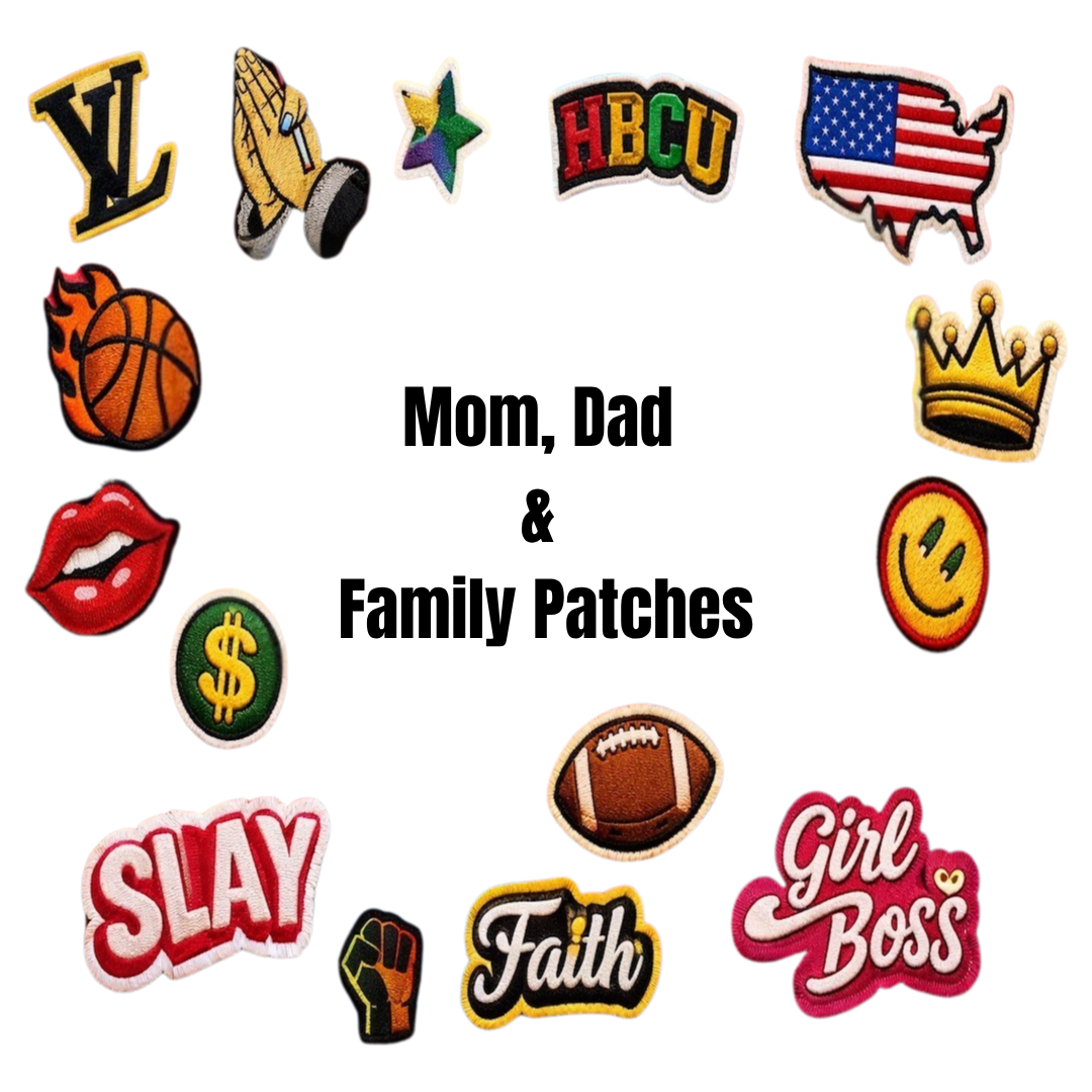 Mom, Dad, Family Collection Patches