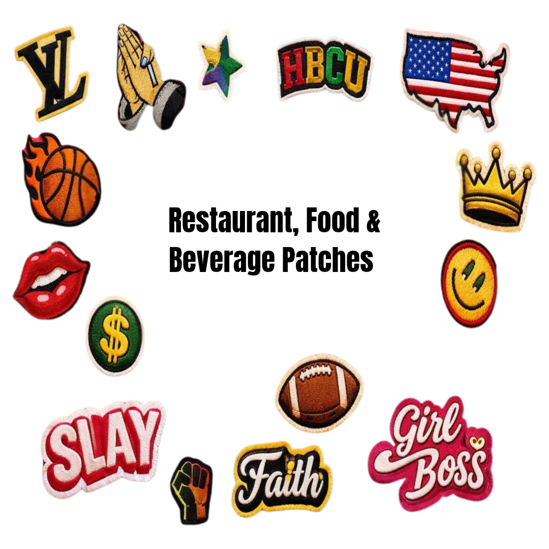 Restaurant, Food & Beverage Patches