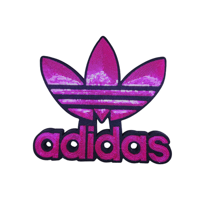 Adidas Inspired Large Logo Sequin Patches (Multiple Colors)