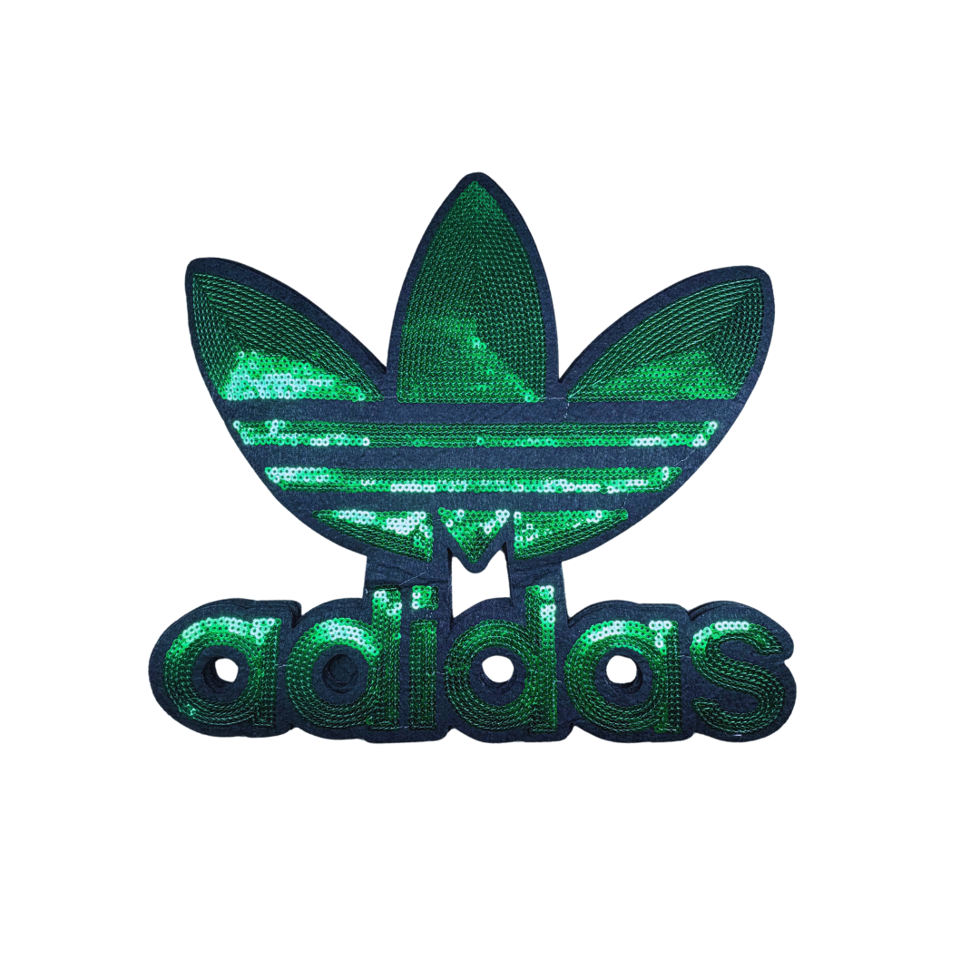 Adidas Inspired Large Logo Sequin Patches (Multiple Colors)