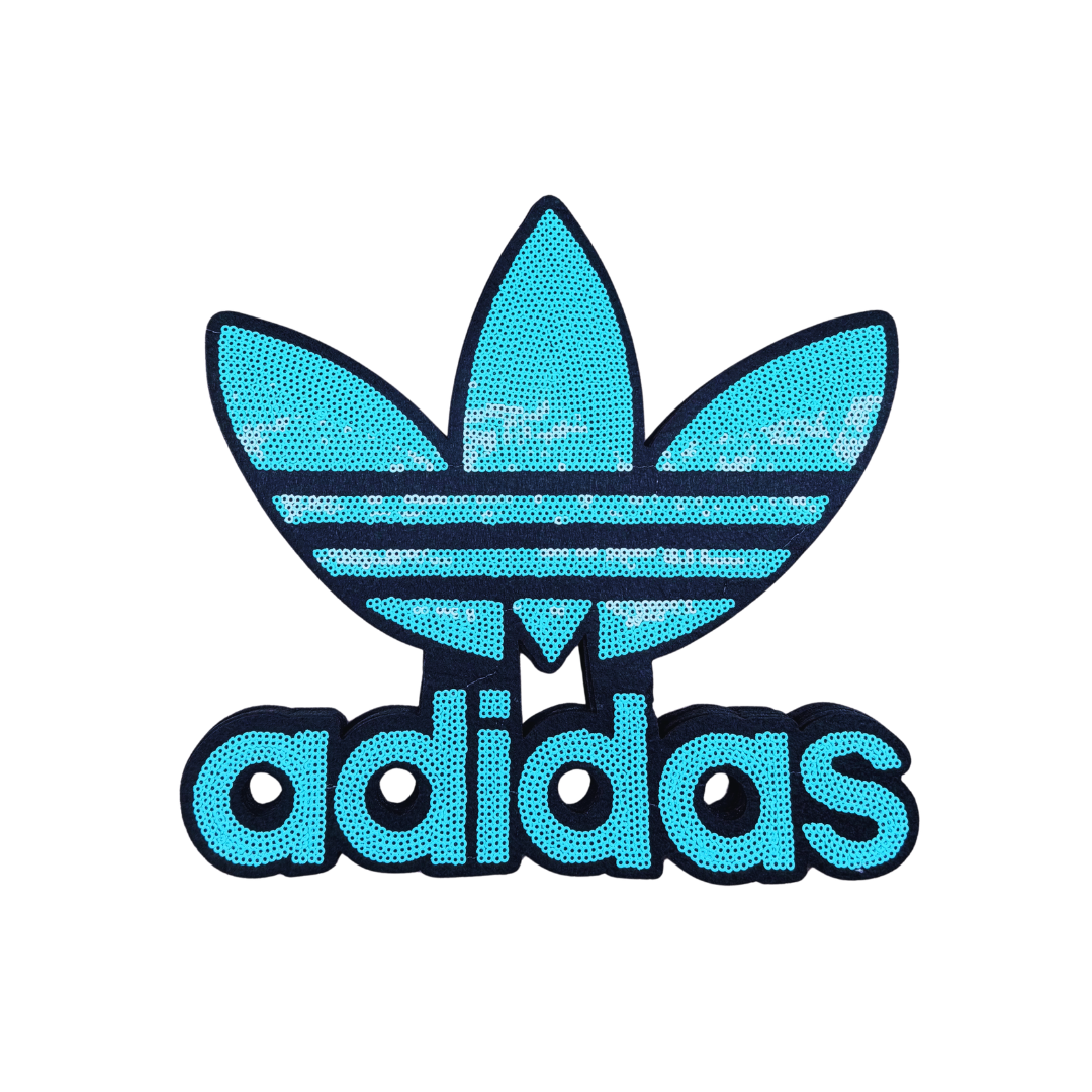 Adidas Inspired Large Logo Sequin Patches (Multiple Colors)