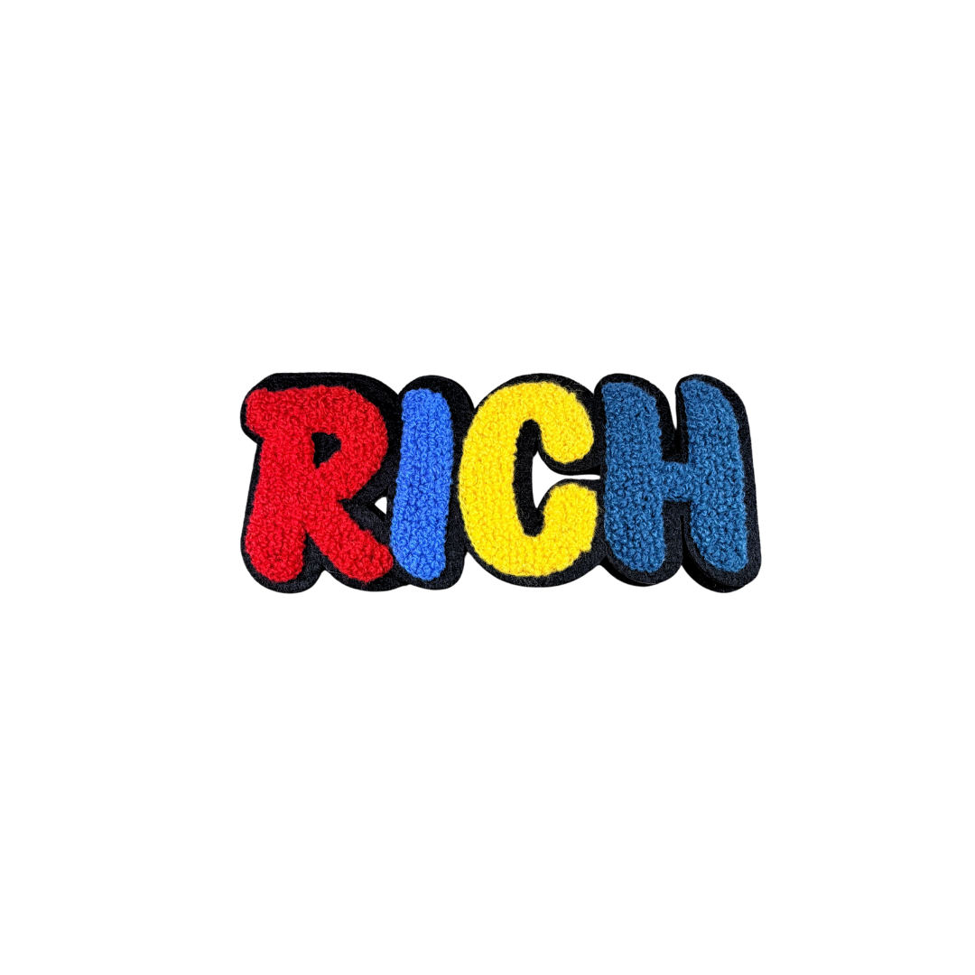 RICH Statement Medium Chenille Patch