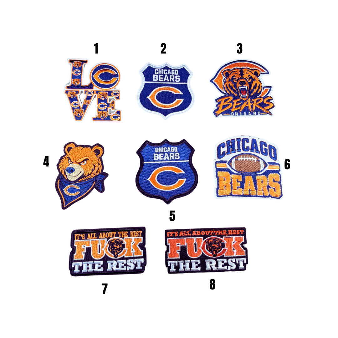 Chicago Bears Football Small Patches - 7