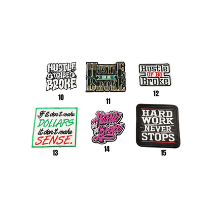 Hustle/Money Statement Small Patches