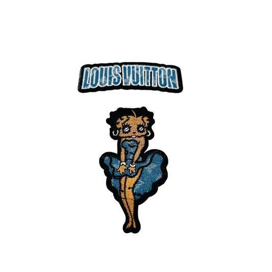 L-V Betty Light Denim Patches