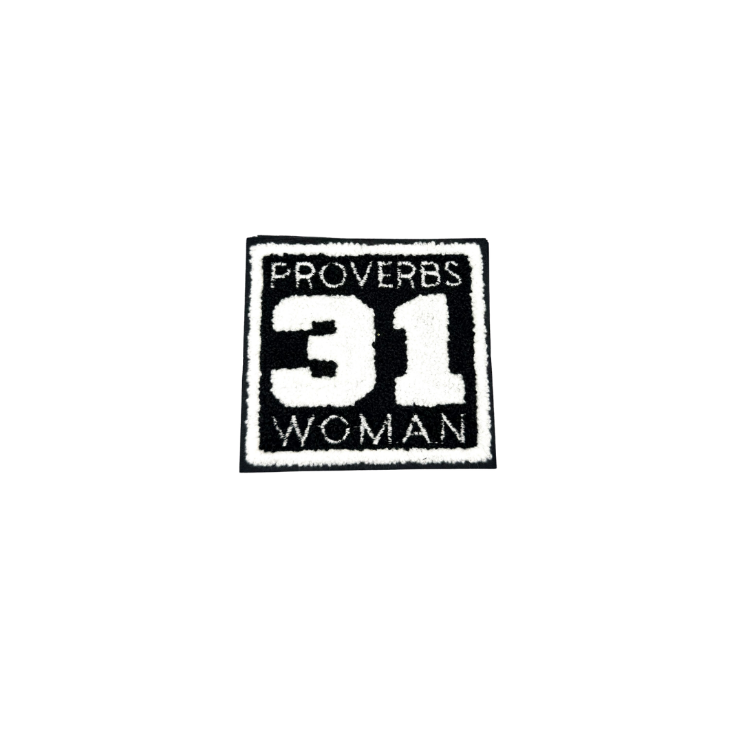 Proverbs 31 Woman  Medium Chenille Patch